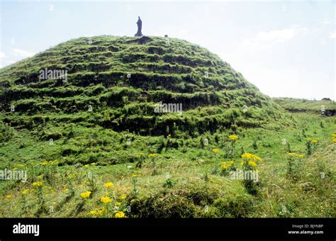 Granard, County Longford, Norman motte with statue of St. Patrick ...