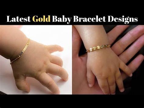 Latest Gold Baby Bracelet And Bangles Designs With Wt New Born Baby