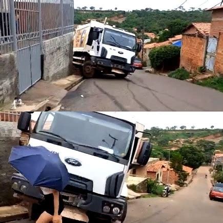 Caminh O De Lixo Desce Ladeira De R E Quase Causa Trag Dia Em Teresina