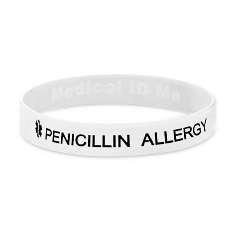 Penicillin Allergy Medical Alert Bracelet | Medical ID Me | Free UK