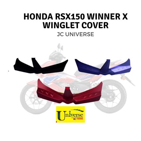 Honda Rsx Winner X Rs X Rsx Winglet Cover Shopee Malaysia