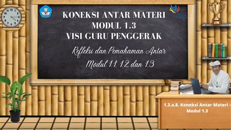 A Koneksi Antar Materi Modul Visi Guru Penggerak Youtube