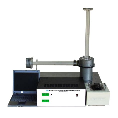 Multi Stage Centrifugal Air Compressor Demonstration Unit Computer