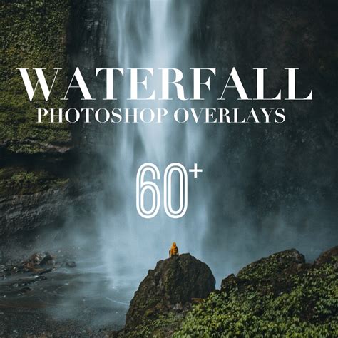 Waterfall Photoshop Overlays Photo Overlays Package Nature Landscape