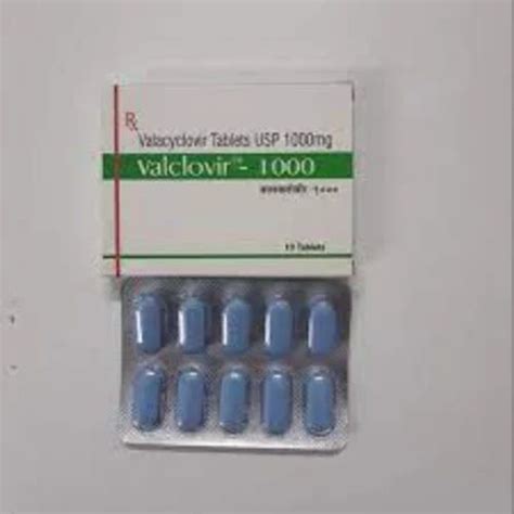 Valacyclovir Hydrochloride Tablet Treatment Herpes Zoster At Rs