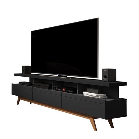 Rack Germai Vivare Wood 1 8 Black Submarino