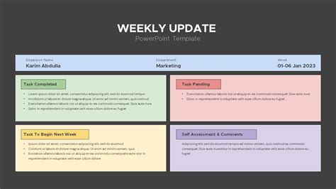 Powerpoint Update Template