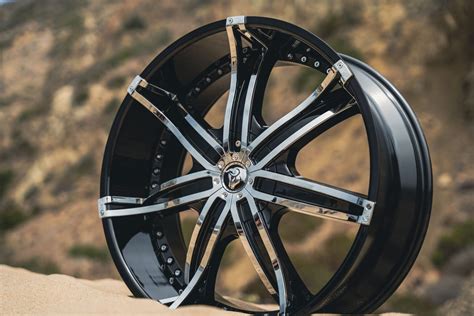 22 Inch Rims | Chrome & Black Custom Rims | Diablo Wheels