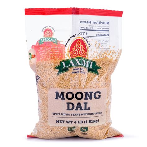 Get Laxmi Moong Dal Skinned Mung Beans 4 Lb Delivered Weee Asian Market