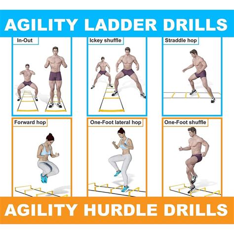 Yes All Agility Elevation Hurdles Speed Ladder Equipment W Bag Rung