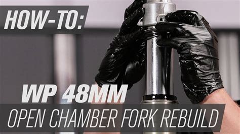 How To Rebuild Fork Seals On Wp 48mm Open Chamber Forks Youtube