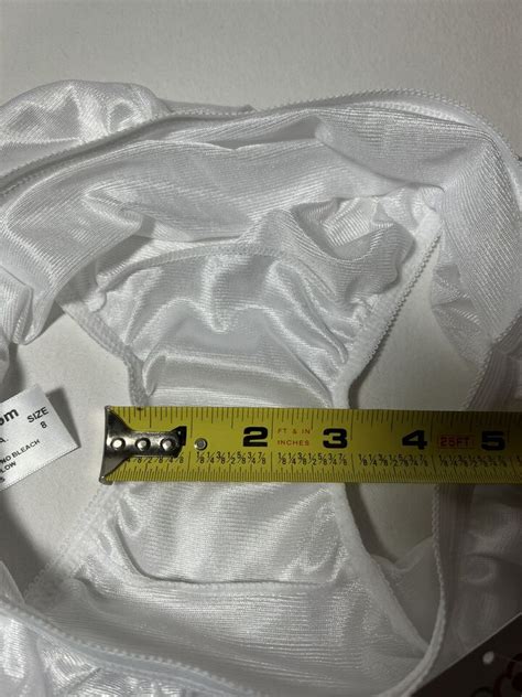 Vintage Silky Shiny White Softer Silk Size 8 100 Nylon Bikini Panty NWT EBay