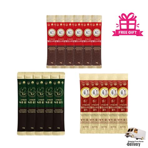 Korean Red Ginseng Extract Balance Time Deer Antler Gold Stick