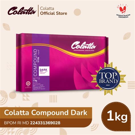 Jual Colatta Compound Chocolate Dark Coklat Batang 1Kg Shopee Indonesia