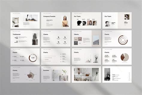 Minimalist PowerPoint Template #9 by arsipstd_ on Dribbble