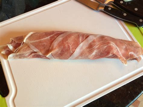 Roasted Pork Fillet Tenderloin Wrapped In Parma Ham