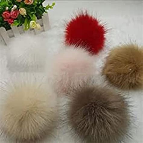 Balle De Pompon Moelleuse Kit De Pi Ces Fausse Fourrure Pompon Avec