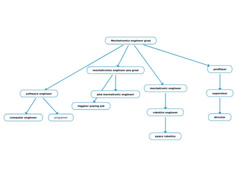 Mechatronics Engineer Grad Mind Map