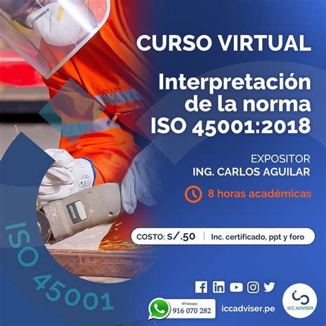 Curso de Interpretación Actualización de la Norma ISO 45001 ICCADVISER