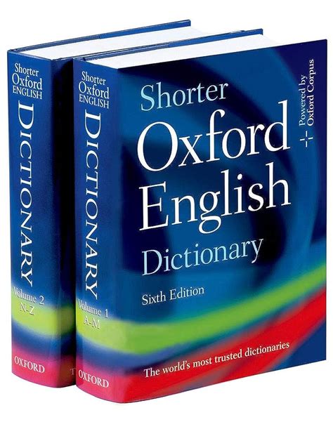 Amazon Shorter Oxford English Dictionary Oxford Languages Words