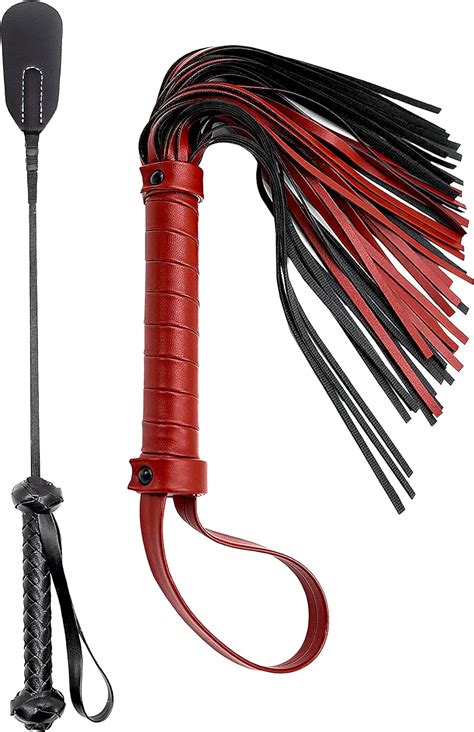 Flogger 20 Crop 18 Adult Bdsm Sex Whip Set Spanking Sex