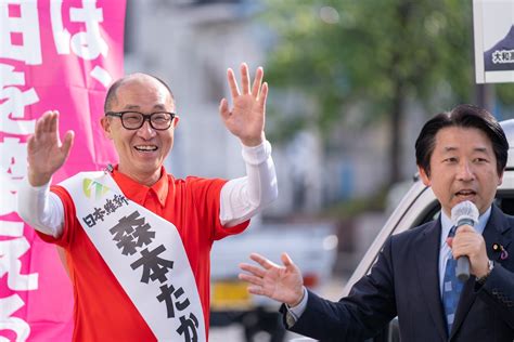 梅村さとし 参議院議員（全国比例代表）日本維新の会 On Twitter 4月20日（木）③ 大和高田市の森本たかのり候補の応援に入り