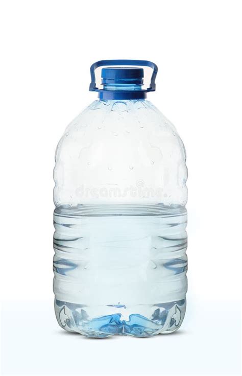 Large Plastic Bottle Half Full Of Water Stock Photo Image Of Source