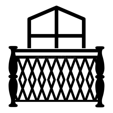 Balcony Icon Simple Style Stock Vector Illustration Of Design 105872265