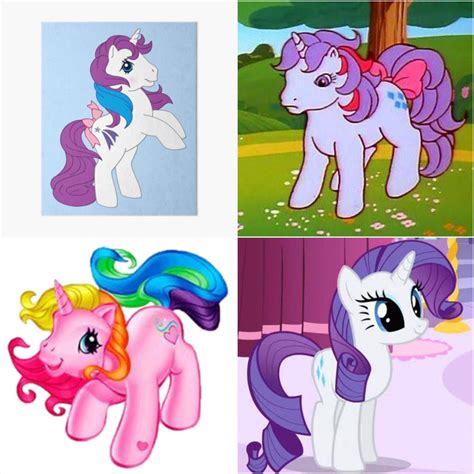 The Evolution of Rarity by Beatlegirl77 on DeviantArt