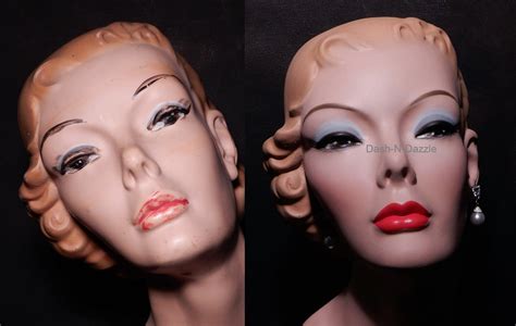 50s Millinery Bust Before And After Dashndazzle Flickr