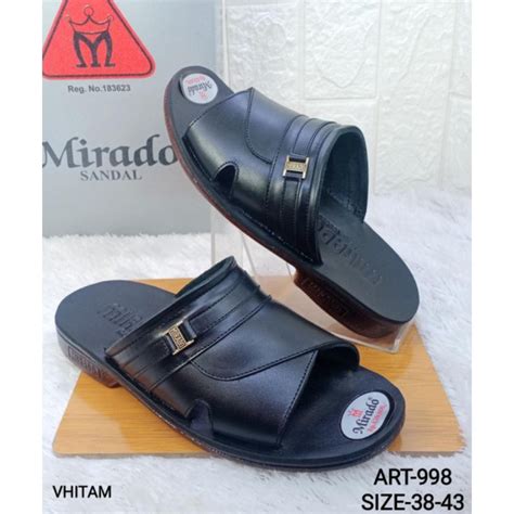 Jual Sandal Kulit Asli Pria Mirado 998 Shopee Indonesia