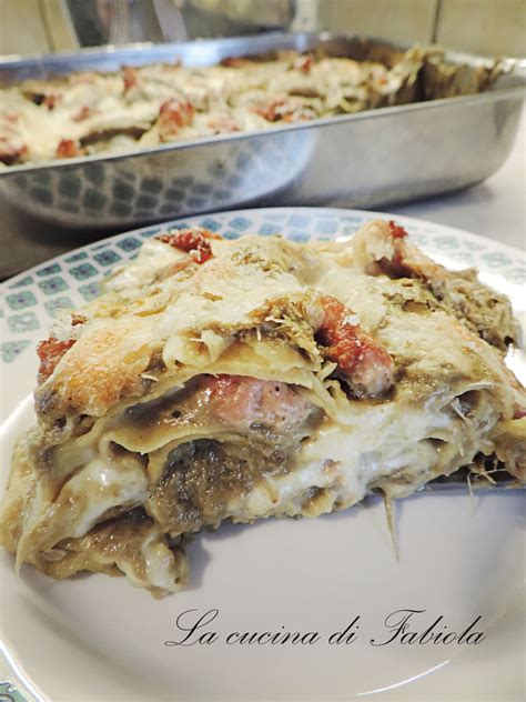 Lasagne In Bianco Con Carciofi E Salsiccia