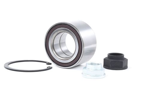 Wheel Bearing Kit RIDEX Front Axle Both Sides With Integrated Magnetic