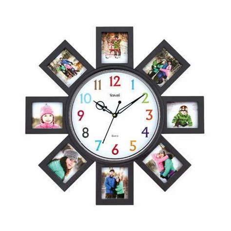 Plastic Glass Wall Photo Frame Clock For Home At Rs 240 Piece In New