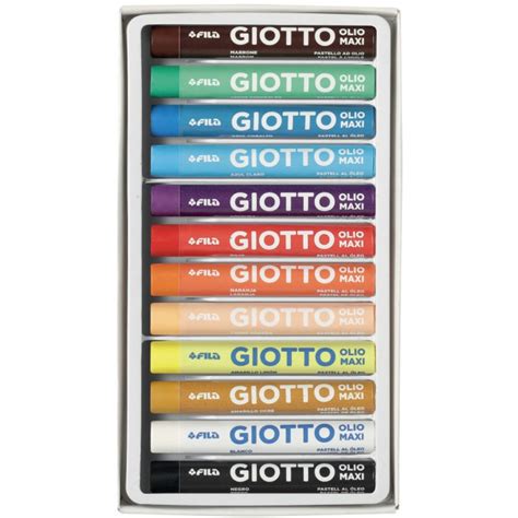 Pastelli Ad Olio Giotto Confezione 12 Pezzi Cartolibreria Gianna