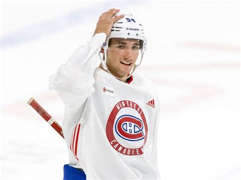 logan mailloux sets  sights  making  canadiens  season