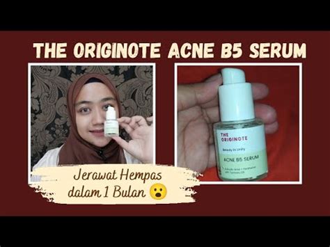 Manfaat The Originote Acne B Serum Kandungan Aturan Pakai Tokopedia