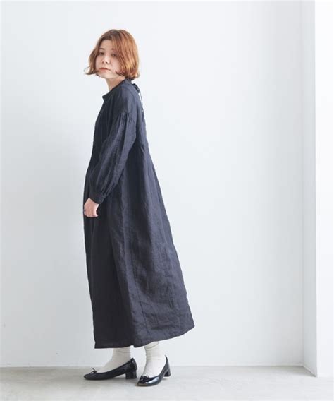 Bulle De Savon（ビュルデサボン）の「リネンピンタック ワンピース（ワンピース）」 Wear