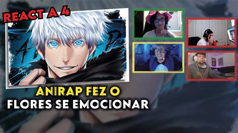 React De Satoru Gojo O Mais Forte Anirap Grupo React Kakakaleb