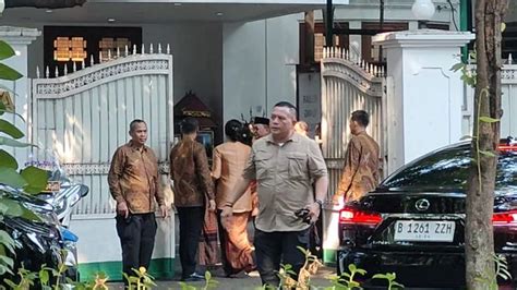 Ketua Tkn Prabowo Gibran Rosan Roeslani Bolak Balik Ke Rumah Megawati