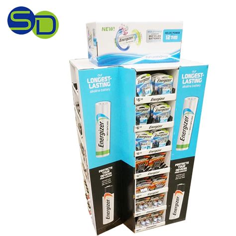 Supermarket Battery Energizer Organizerretail Indoor Led Displays