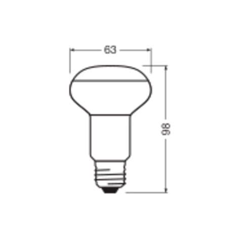 OSRAM LED Reflektorlampen R63 Mit Retrofit Schraubsockel 40 Watts