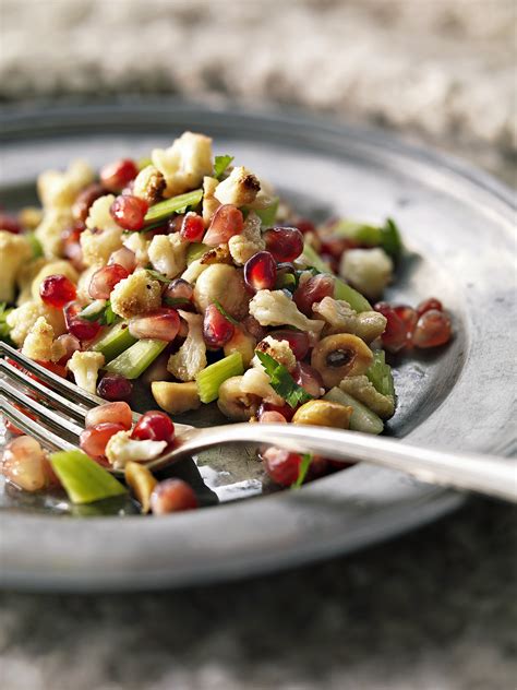 Salade de chou fleur rôti et noisettes Régal