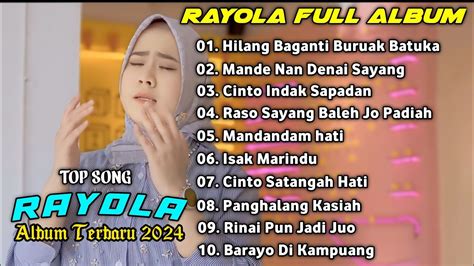 Rayola Album Terbaik Lagu Minang Terpopuler Hilang Baganti