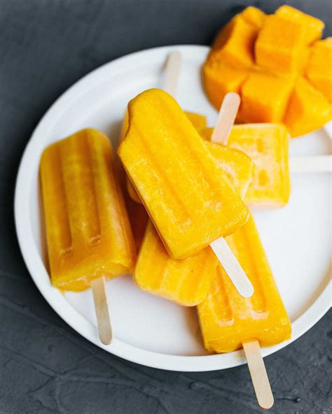 Cultured Mango Sorbet Ice Blocks — Life Of Pie