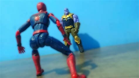 Homem Aranha Vs Thanos Stop Motion Fight Stopmotion Marvel YouTube