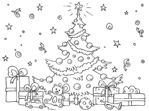 Desenhos De Árvore De Natal Para Colorir Desenhos Imprimir