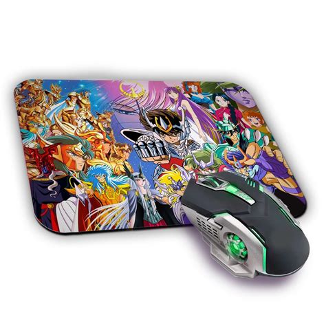 Mousepad Premium Saint Seiya Cavaleiros do Zodíaco 22x18cm Shopee Brasil