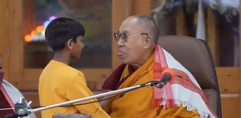 The Dalai Lama Apologized For Kissing A Boy On The Mouth And Asking Him