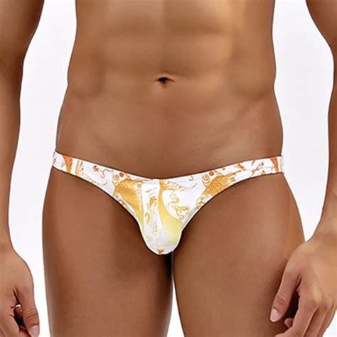 Bikini Sexy para hombre bañadores de cintura baja traje de baño para